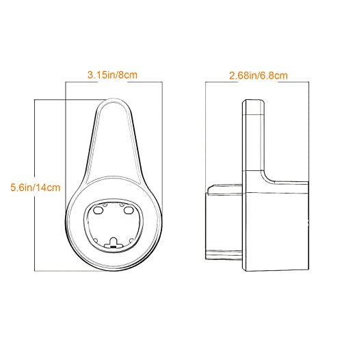 VeoryFly Tesla Charger Holder with Wall Mount Bracket Adapter