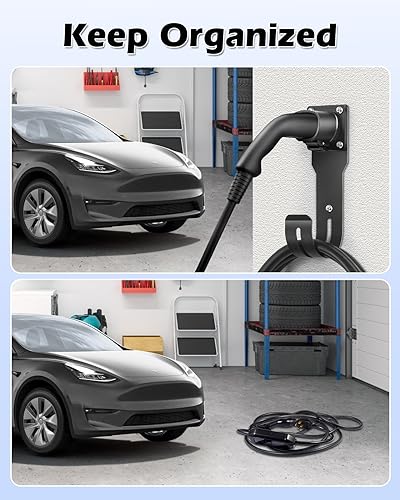 ELETHOR EV Charger Holder for Tesla - Indoor/Outdoor