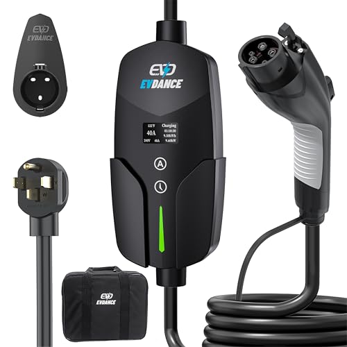 Portable Level 2 EV Charger with 40A, 240V