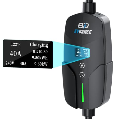 Portable Level 2 EV Charger with 40A, 240V