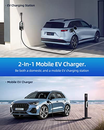 SHOCKFLO Level 2 EV Charger (40Amp, 240V) with NEMA 14-50P