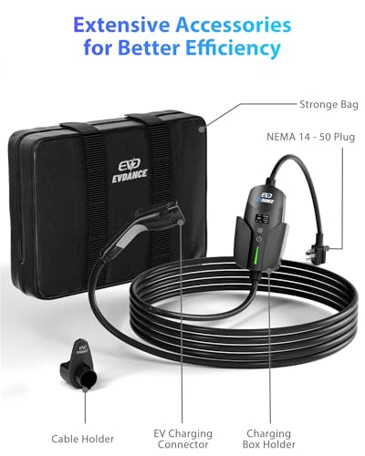 Portable Level 2 EV Charger with 40A, 240V