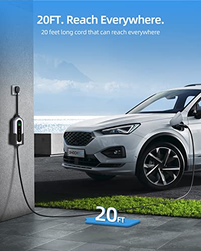 SHOCKFLO Level 2 EV Charger (40Amp, 240V) with NEMA 14-50P