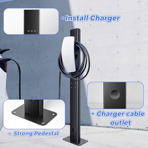 BMZX Tesla Charger Pedestal Base for Gen 2/3
