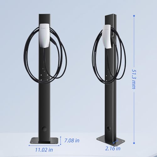 BMZX Tesla Charger Pedestal Base for Gen 2/3