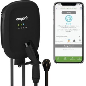 Emporia Level 2 EV Charger with WiFi, 48A