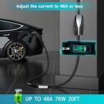 Tesla 48Amp Upgraded Charger Extension Cable, 20FT with Bag