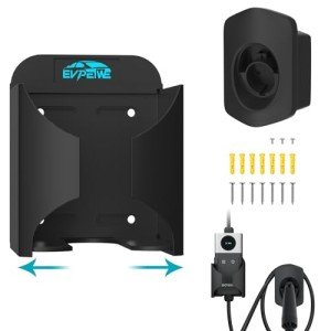 EV Charger Holder with Adjustable Control Box & Cable Organizer