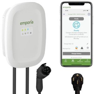 Emporia Level 2 EV Charger with WiFi, 48A