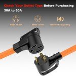 EV Adapter Cord TT-30P to 14-50R for Multiple EVs