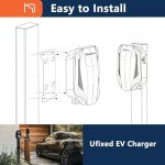16A Portable EV Charger Extension Cable, 25FT, 110V-240V