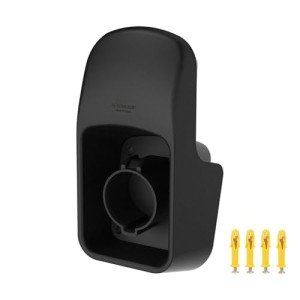 SKYFISH Premium Wall-Mounted SAE J1772 Holster, Black
