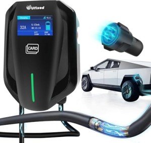 16A Portable EV Charger Extension Cable, 25FT, 110V-240V