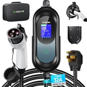EVJUICION Level 2 EV Charger with 32Amp Plug