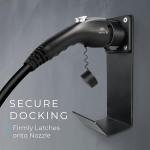 LECTRON EV Charger Nozzle Holster Dock with J-Hook