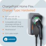 ChargePoint Smart Home Flex Hardwire Outdoor EV Charger