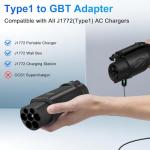 EV Charger Connector Type 1 to GBT Adapter