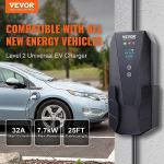 Portable Level 2 EV Charger with Adjustable Current