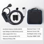 Portable Level 2 EV Charger with Adjustable Current