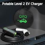 Portable Level 1-2 EV Charger with 21 FT Cable