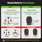 GearIT 50A RV/EV Extension Cord (15 ft) Tesla Compatible