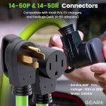 GearIT 50A RV/EV Extension Cord (15 ft) Tesla Compatible