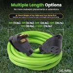GearIT 50A RV/EV Extension Cord (15 ft) Tesla Compatible
