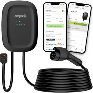 Emporia Level 2 EV Charger with WiFi, 48A