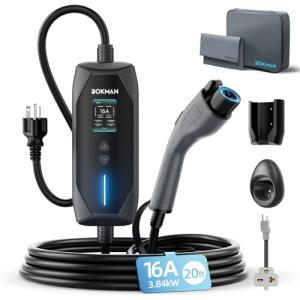Bokman 20ft Portable Level 2 EV Charger