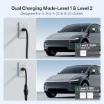 AIXINE Level 1&2 Portable EV Charger with 25FT Cable