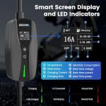 16Amp Adjustable EV Charger with 25FT Cable
