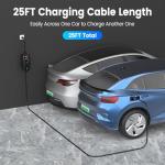 16Amp Adjustable EV Charger with 25FT Cable