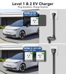 Portable 12-16Amp EV Charger with 21Ft Cable