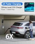 Portable Level 2 EV Charger with 25ft Cable