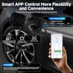Portable WiFi EV Charger with Adjustable Current 25Ft