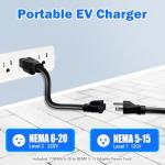 SubSun Portable EV Charger with NEMA 6-20 Plug