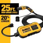 DEWALT Portable EV Charger with Adapter and Cable