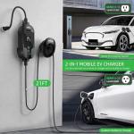 40 Amp Level 2 Portable EV Charger with 25FT Cable