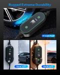 Portable Level 1&2 EV Charger with 25FT Cable