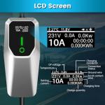 Portable Level 1 & 2 EV Charger 32A 25ft Cable