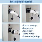 HZEL Wall Mount EV Charger Cable Holder