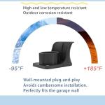 HZEL Wall Mount EV Charger Cable Holder