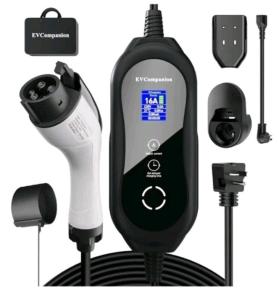 Portable 16 Amp EV Charger - 21-Foot Cable