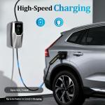 Portable 16A Level 1 & 2 EV Charger with 25ft Cable