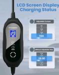 Portable 16 Amp EV Charger - 21-Foot Cable
