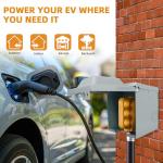 50 Amp NEMA 14-50R EV Charging Outlet Box