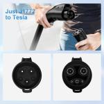 J1772 to Tesla Charger Adapter - 80A Fast Charge