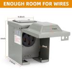 50 Amp NEMA 14-50R EV Charging Outlet Box