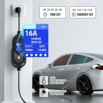 Portable 16 Amp EV Charger with LCD Display
