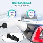 J1772 to Tesla Charger Adapter, Max 80A